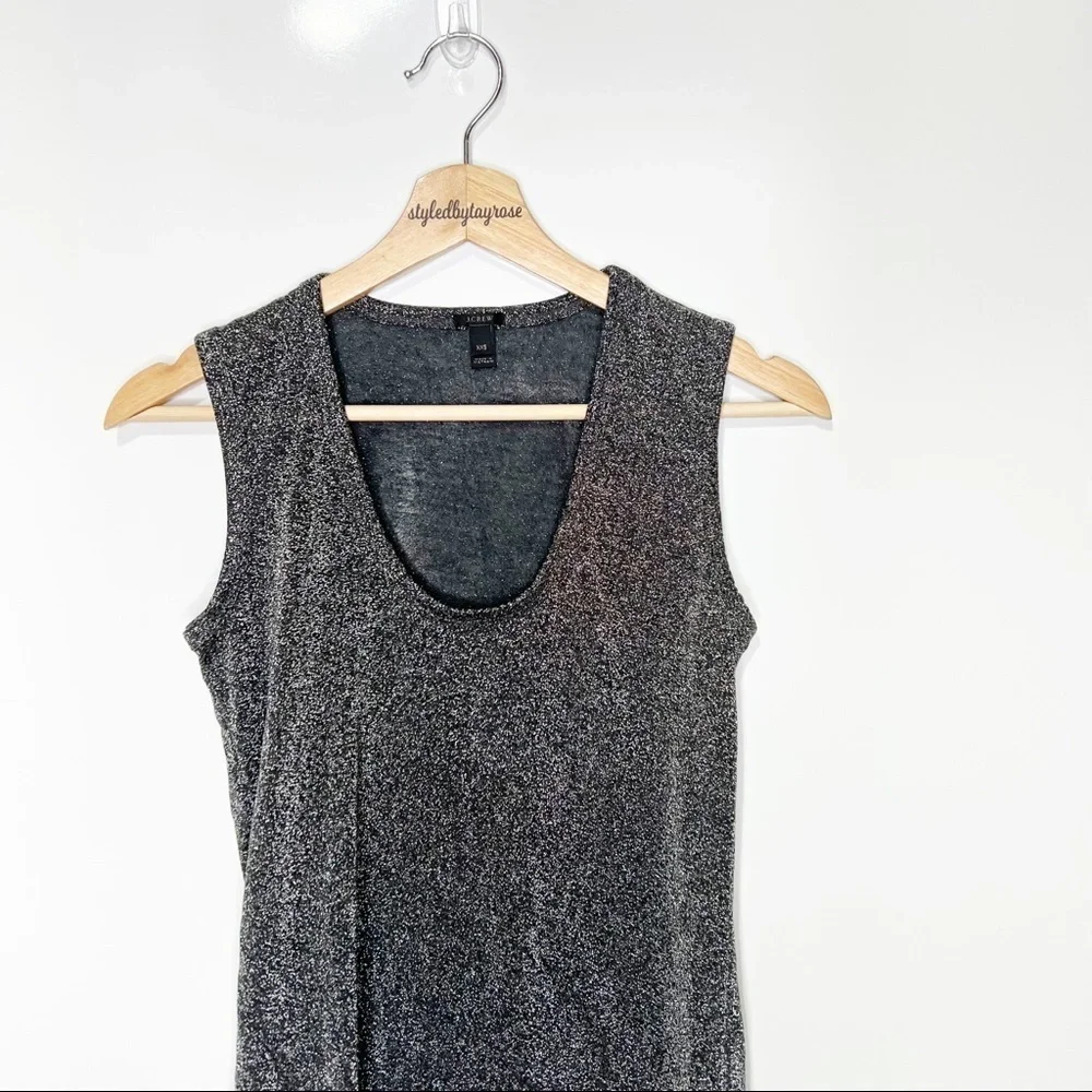 J. Crew Metallic Tank Top